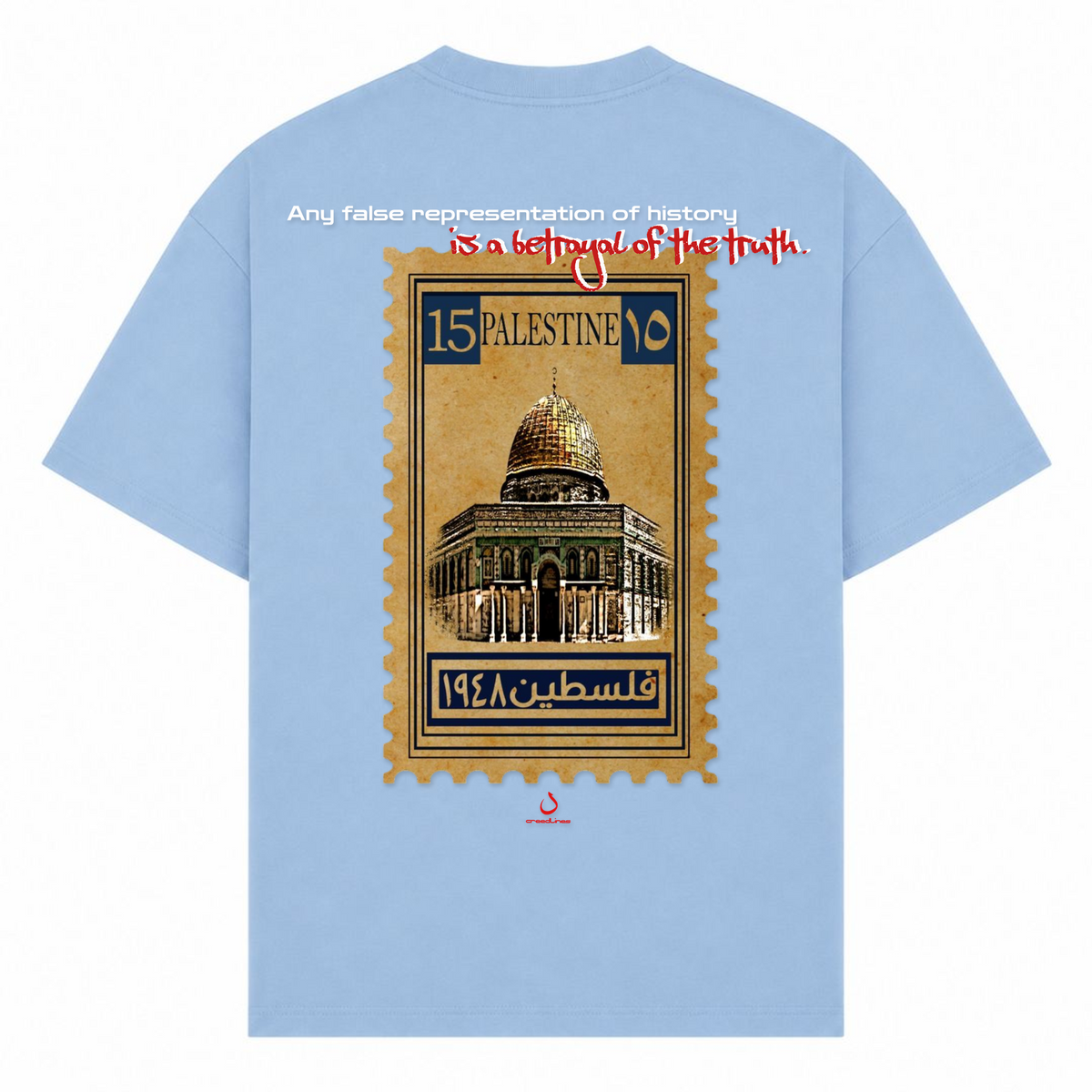 HISTORY Oversized Shirt - powder blue