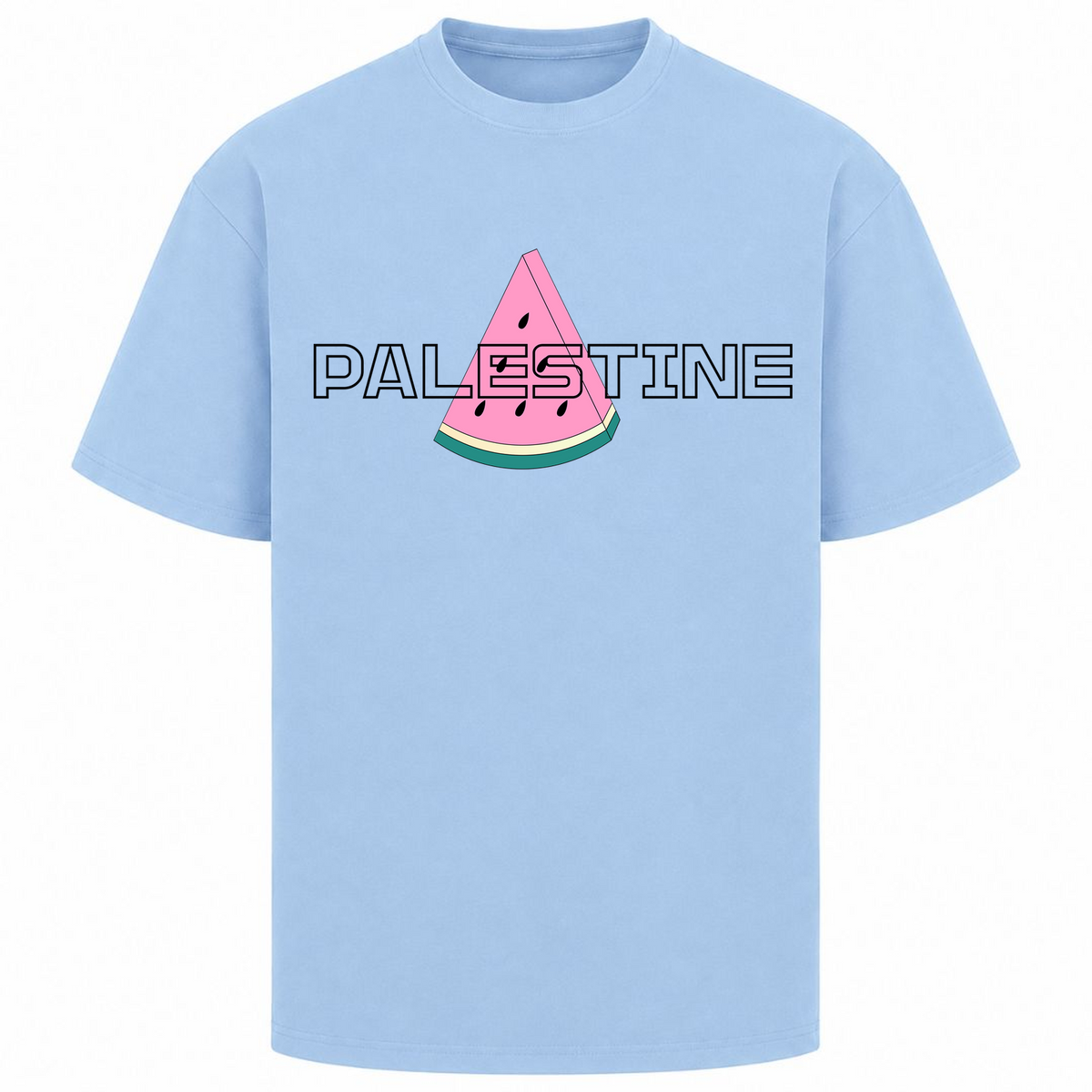MELONE Oversized Shirt - powder blue