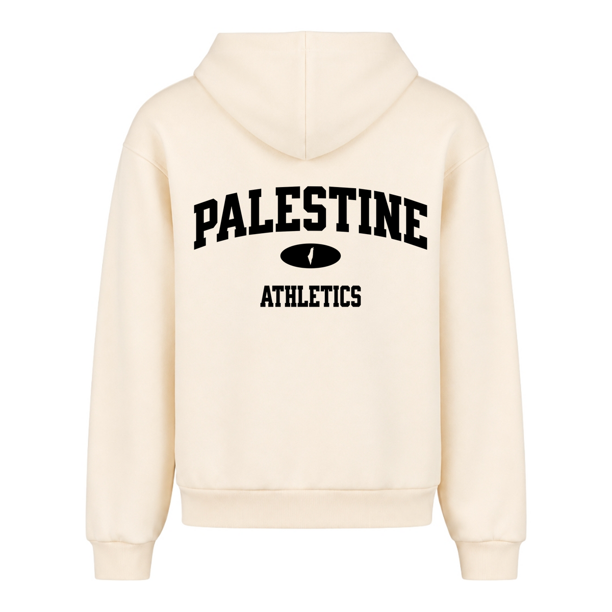 Athletics Oversized Zip Hoodie - White Sand - Rueckseite