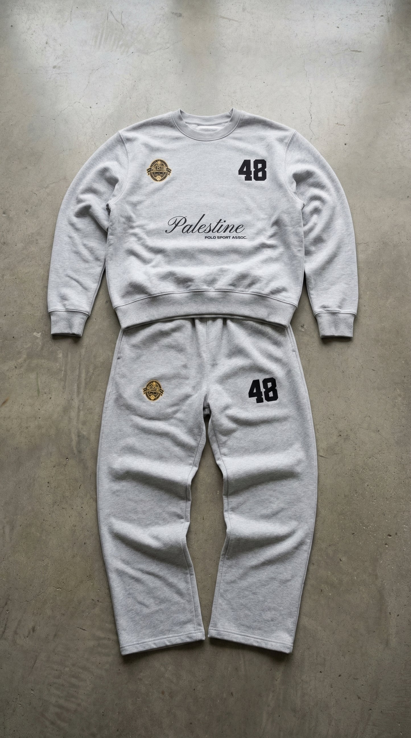 PLSTN POLO Set Grey