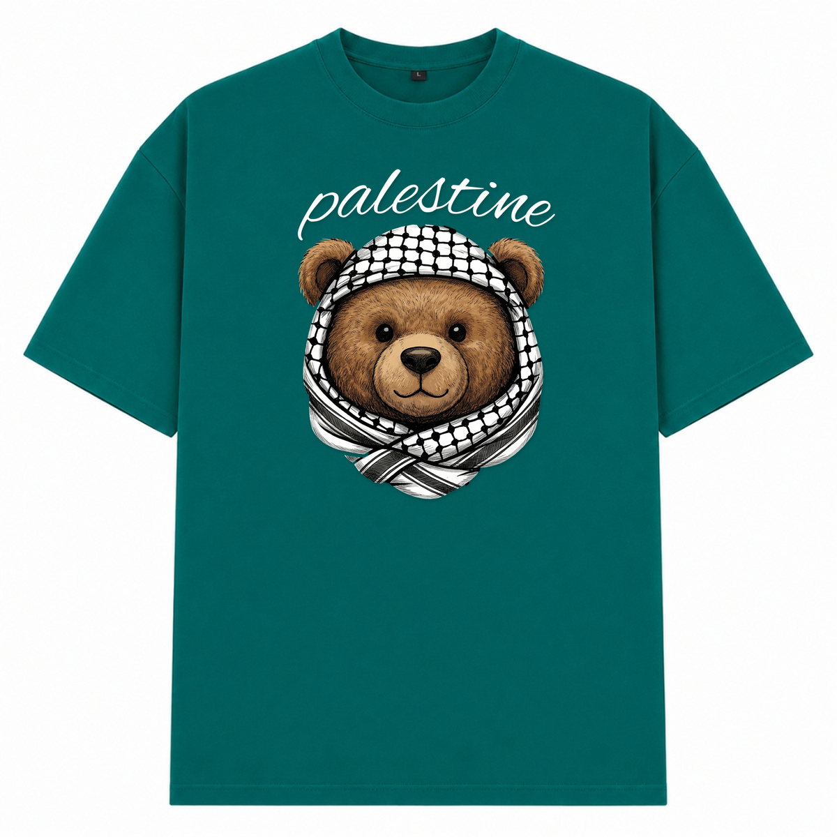 PLSTN Bear Oversized Shirt - Green
