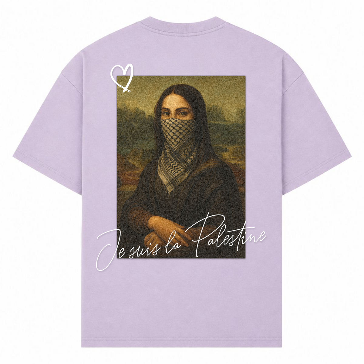 JE SUIS Oversized Shirt - lilac
