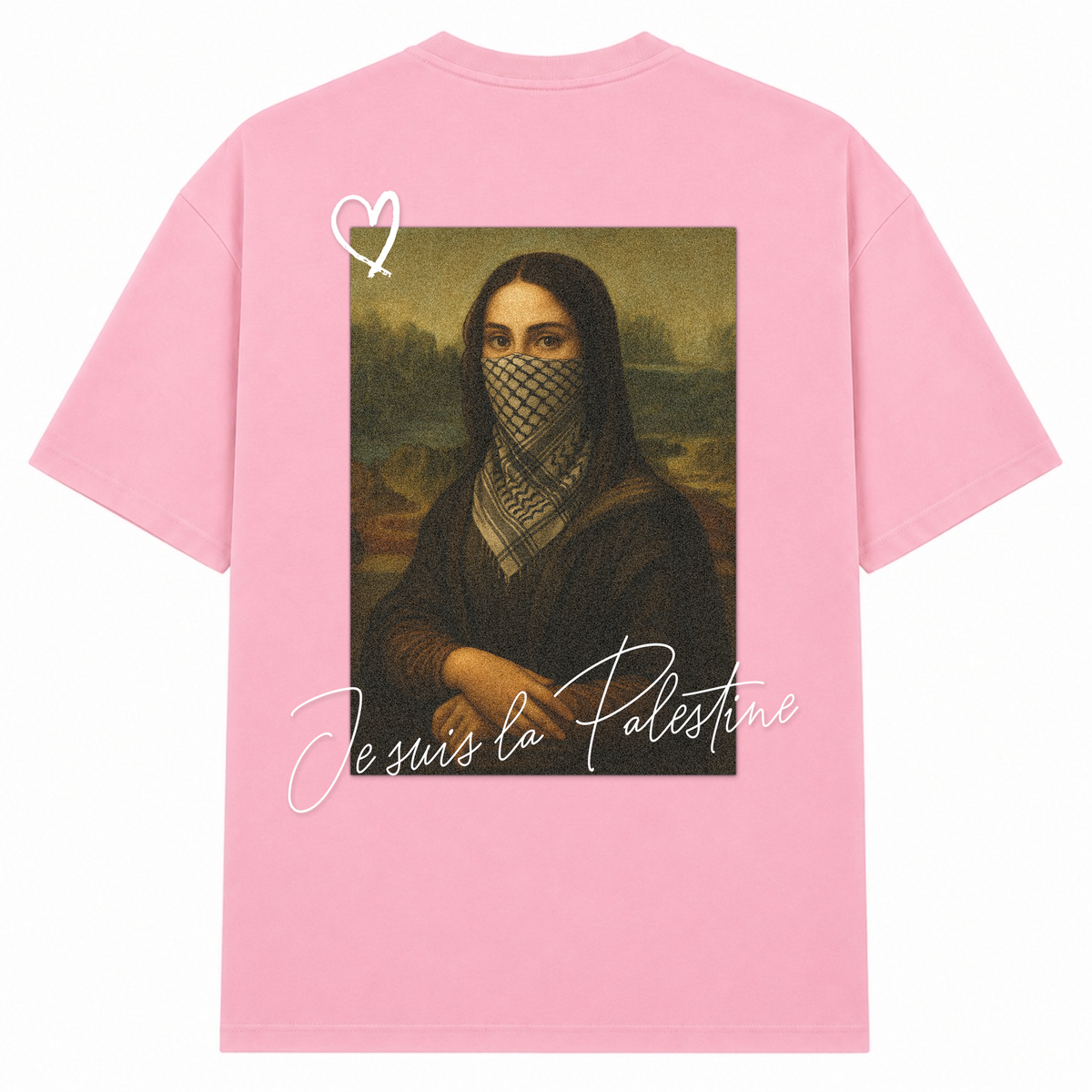 JE SUIS Oversized Shirt - Soft Pink 