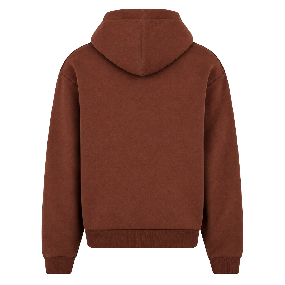 ATHL. ZIP BUNLDE - Chocolate Brown - Rueckseite