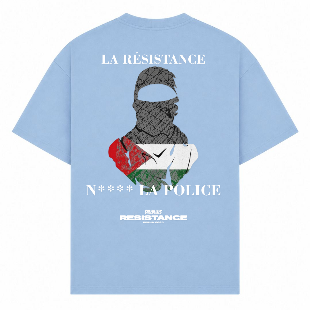 NLP Oversized Shirt - powder blue
