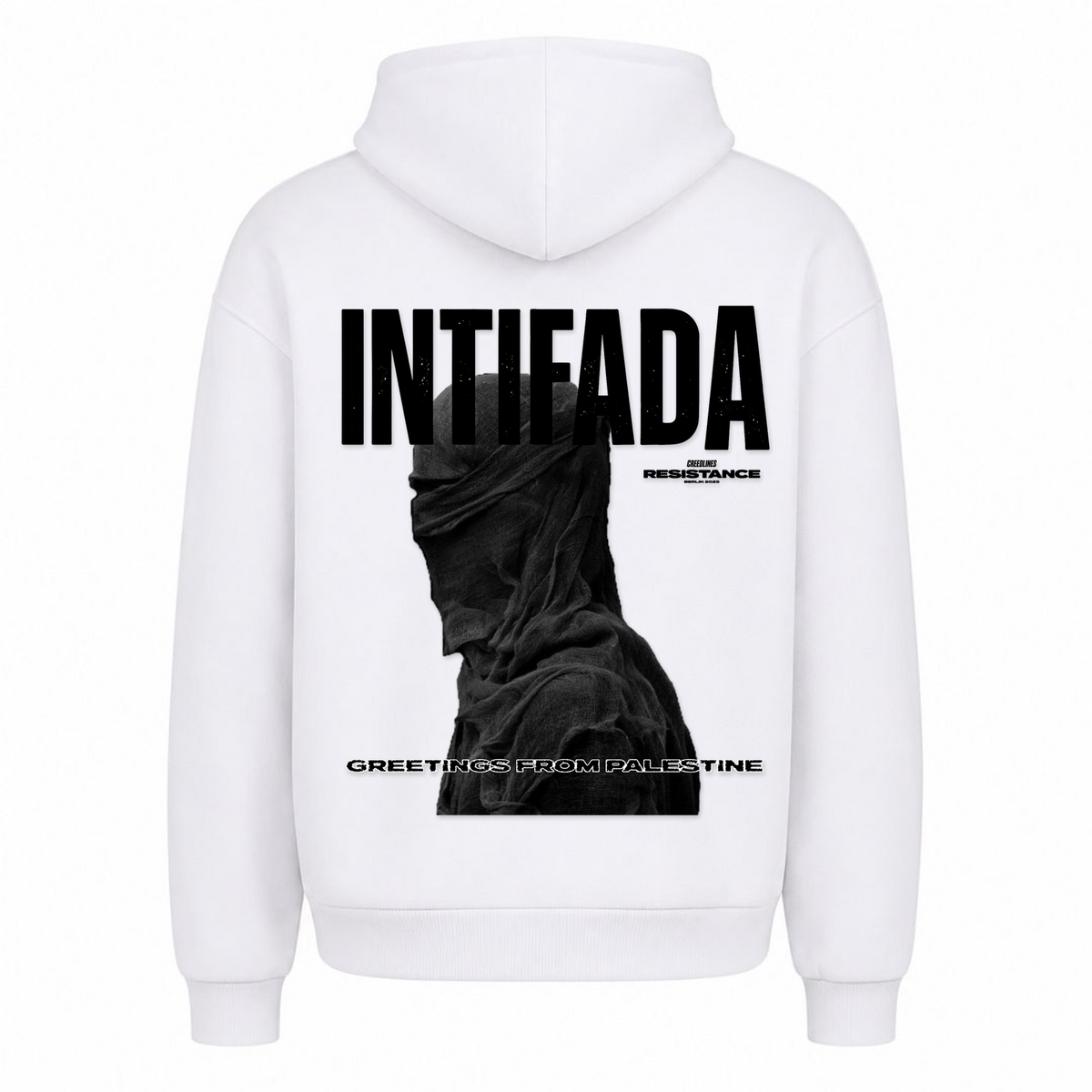 INTIFADA Oversized Hoodie - Weiß