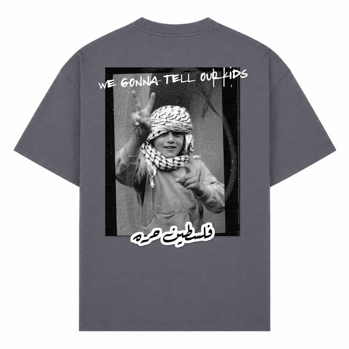 KIDS Oversized Shirt - dark grey 