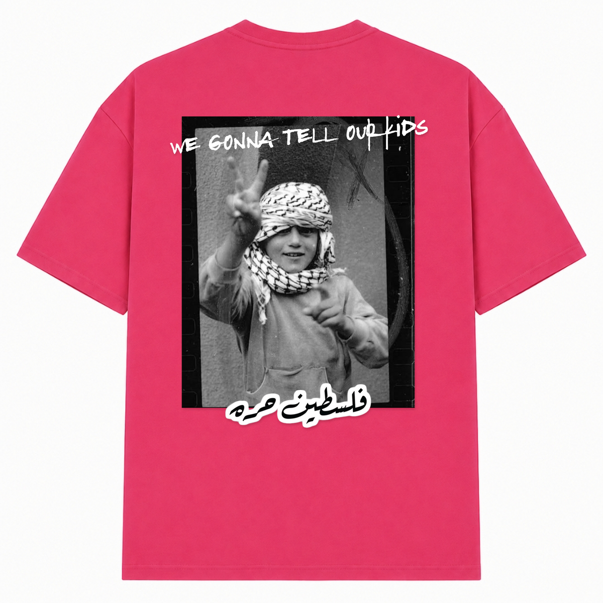 KIDS Oversized Shirt - Hibiskus Pink