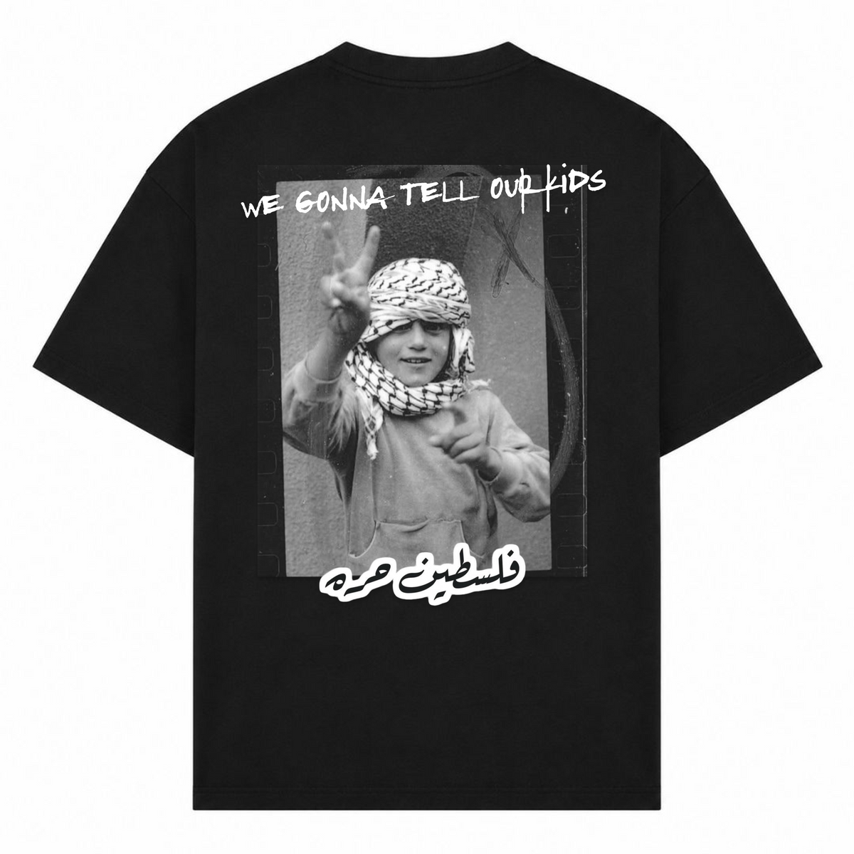 KIDS Oversized Shirt - Schwarz