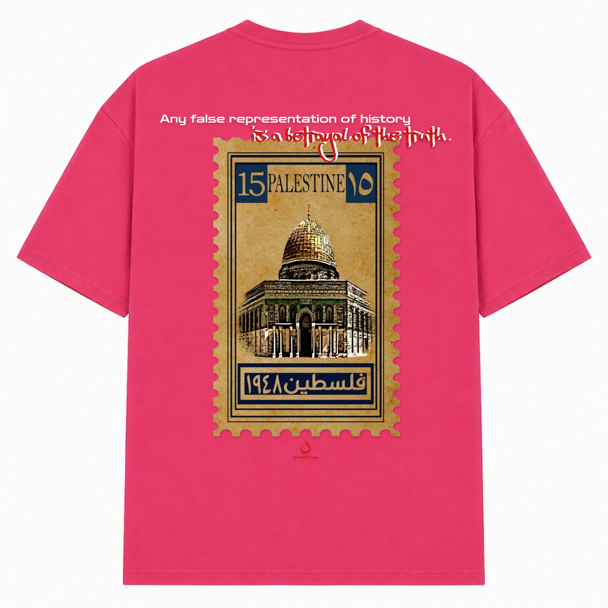 HISTORY Oversized Shirt - Hibiskus Pink