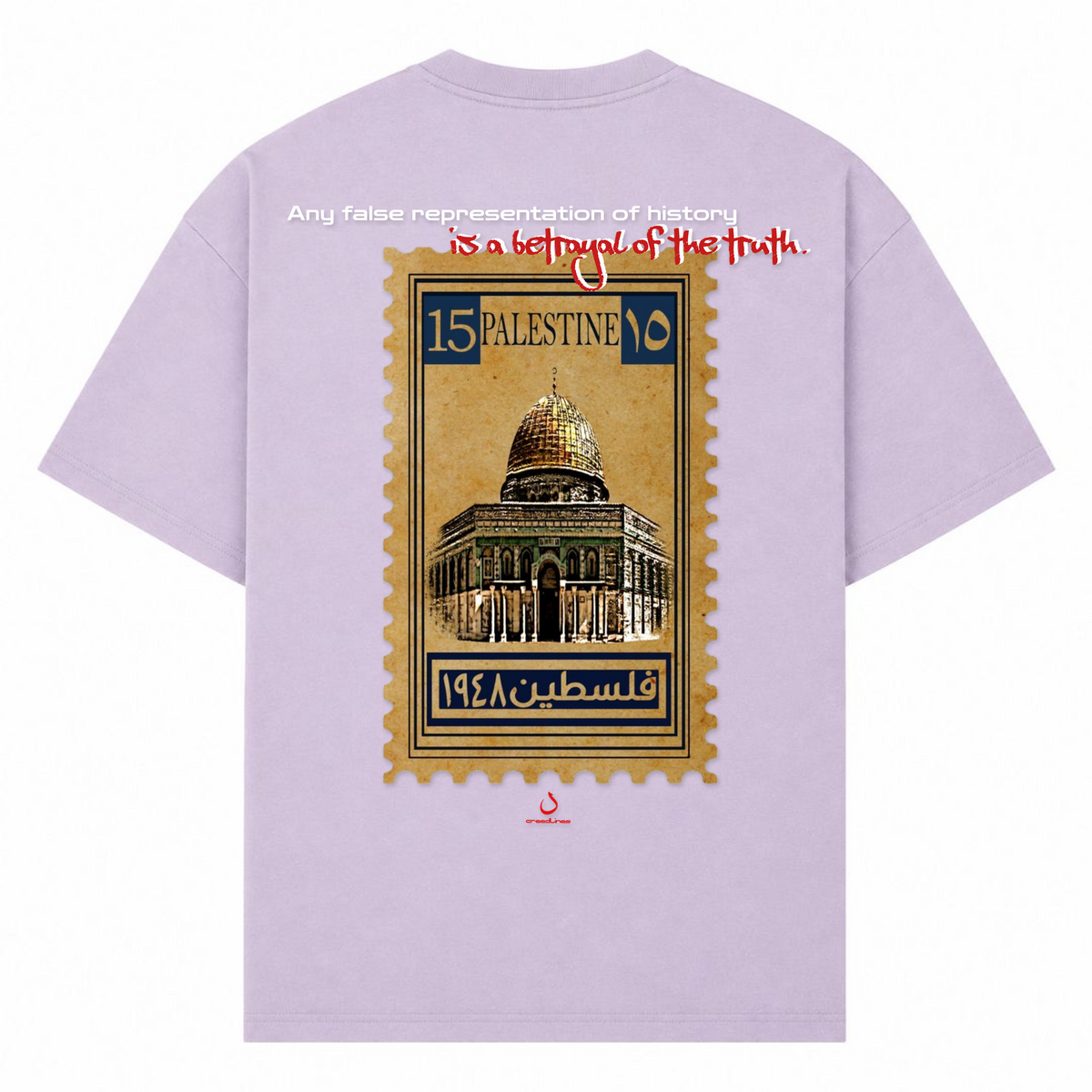 HISTORY Oversized Shirt - lilac