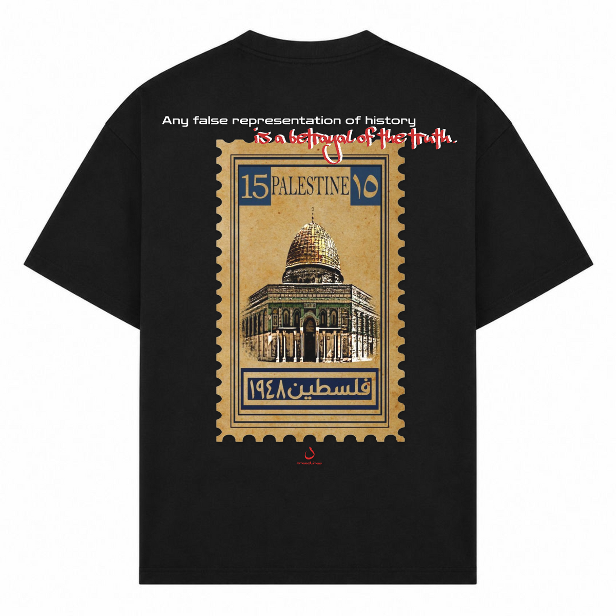 HISTORY Oversized Shirt - Schwarz