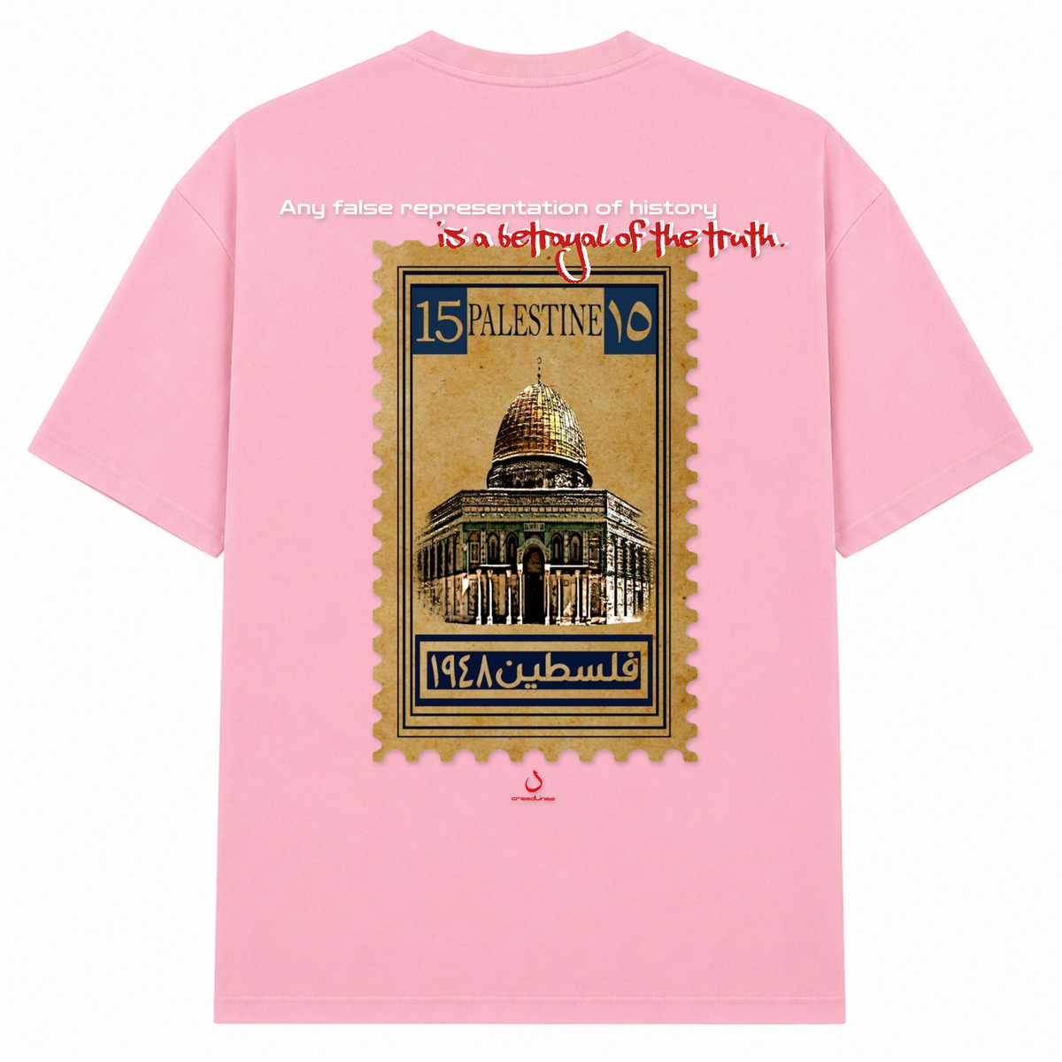 HISTORY Oversized Shirt - Soft Pink 