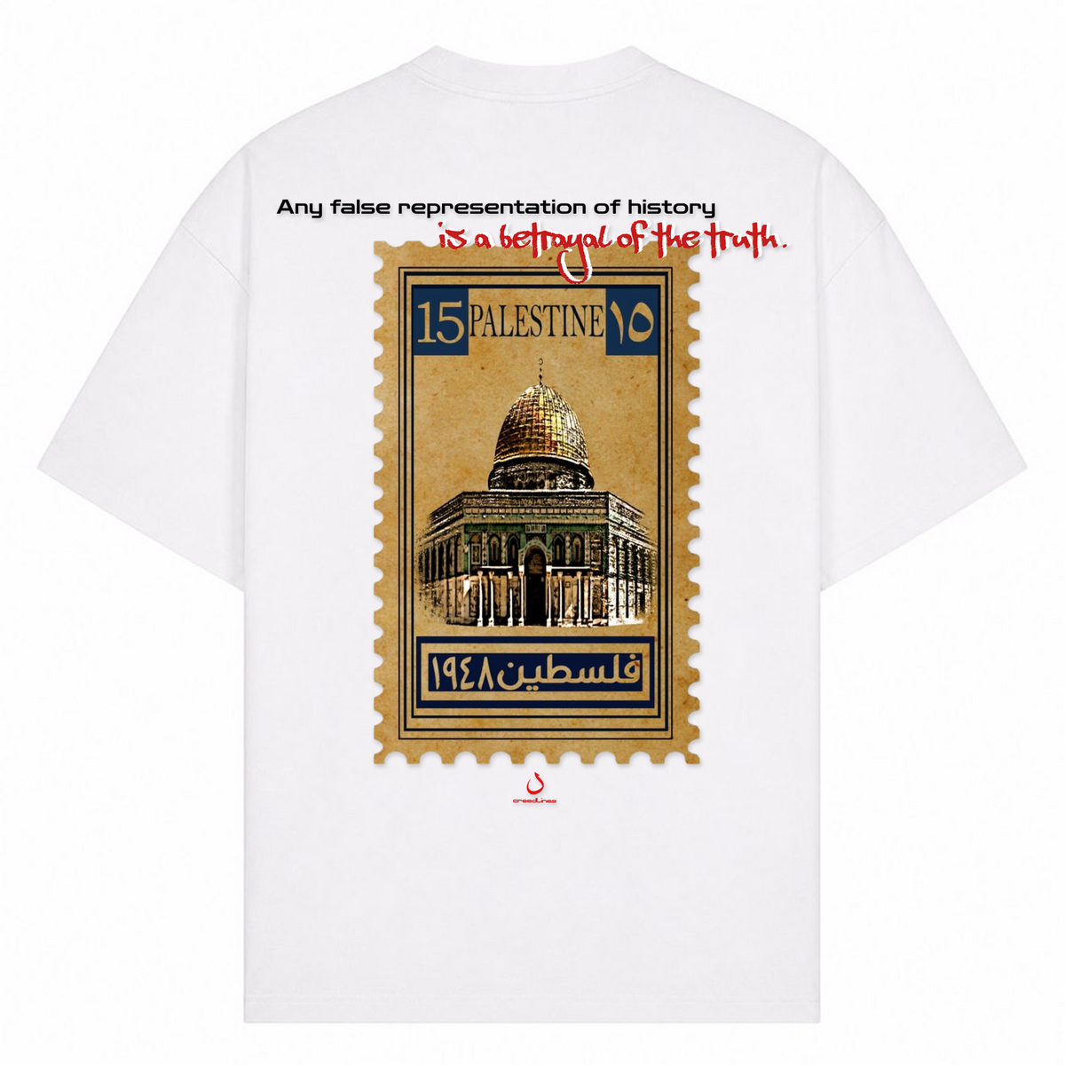 HISTORY Oversized Shirt - Weiß