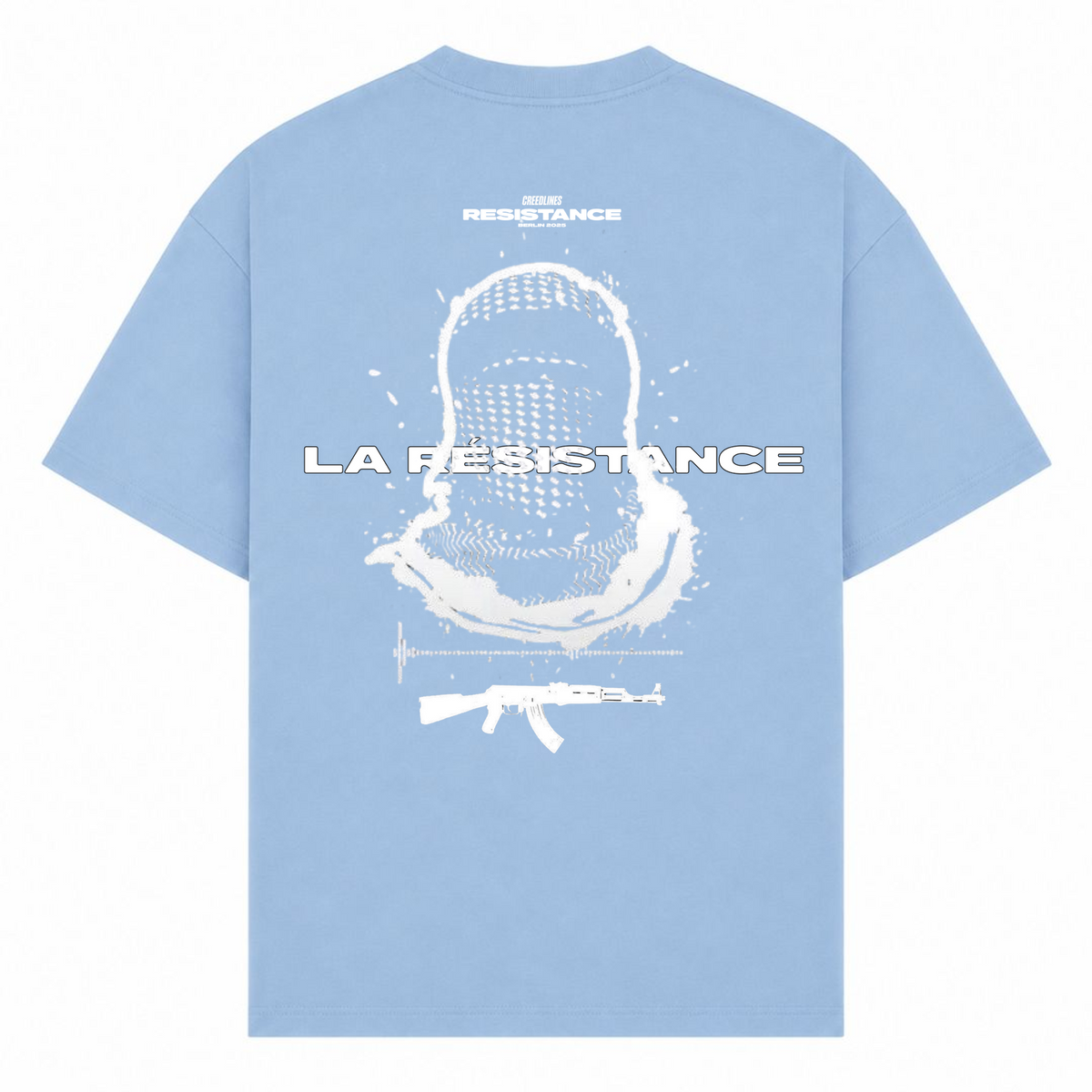 AK Oversized Shirt - powder blue