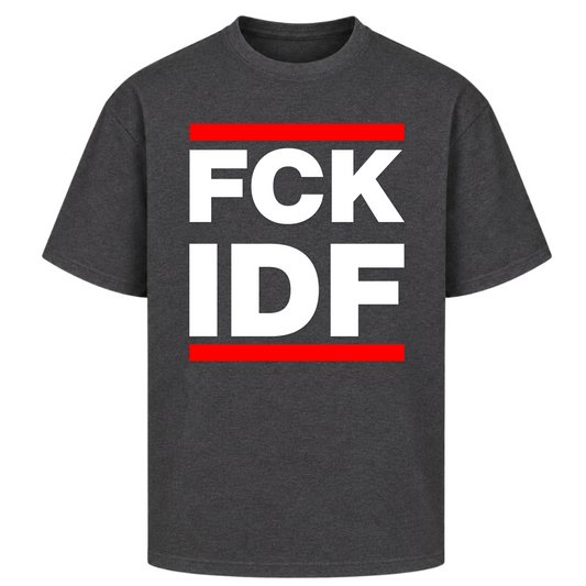 FCK Oversized Shirt - Charcoal (Heather)