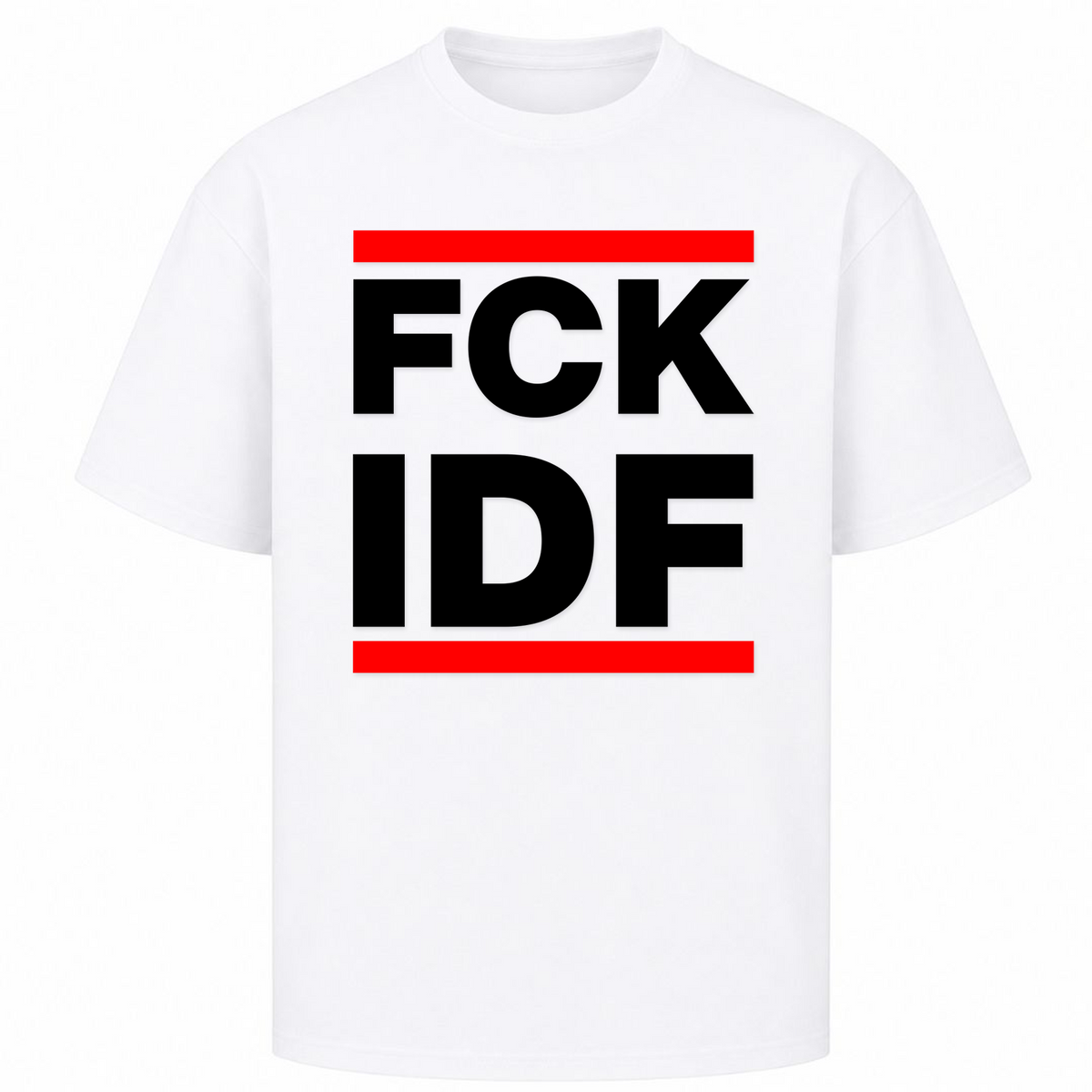 FCK Oversized Shirt - Weiß