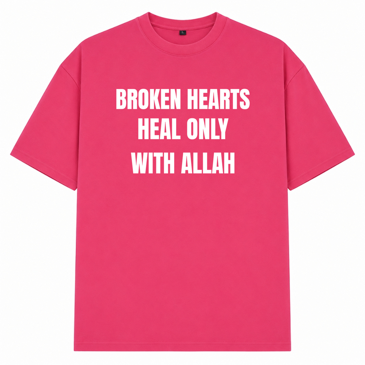 HEAL Oversized Shirt - Hibiskus Pink