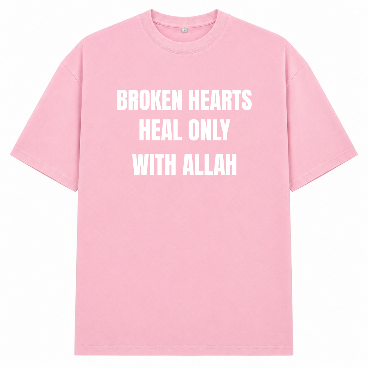 HEAL Oversized Shirt - Soft Pink 