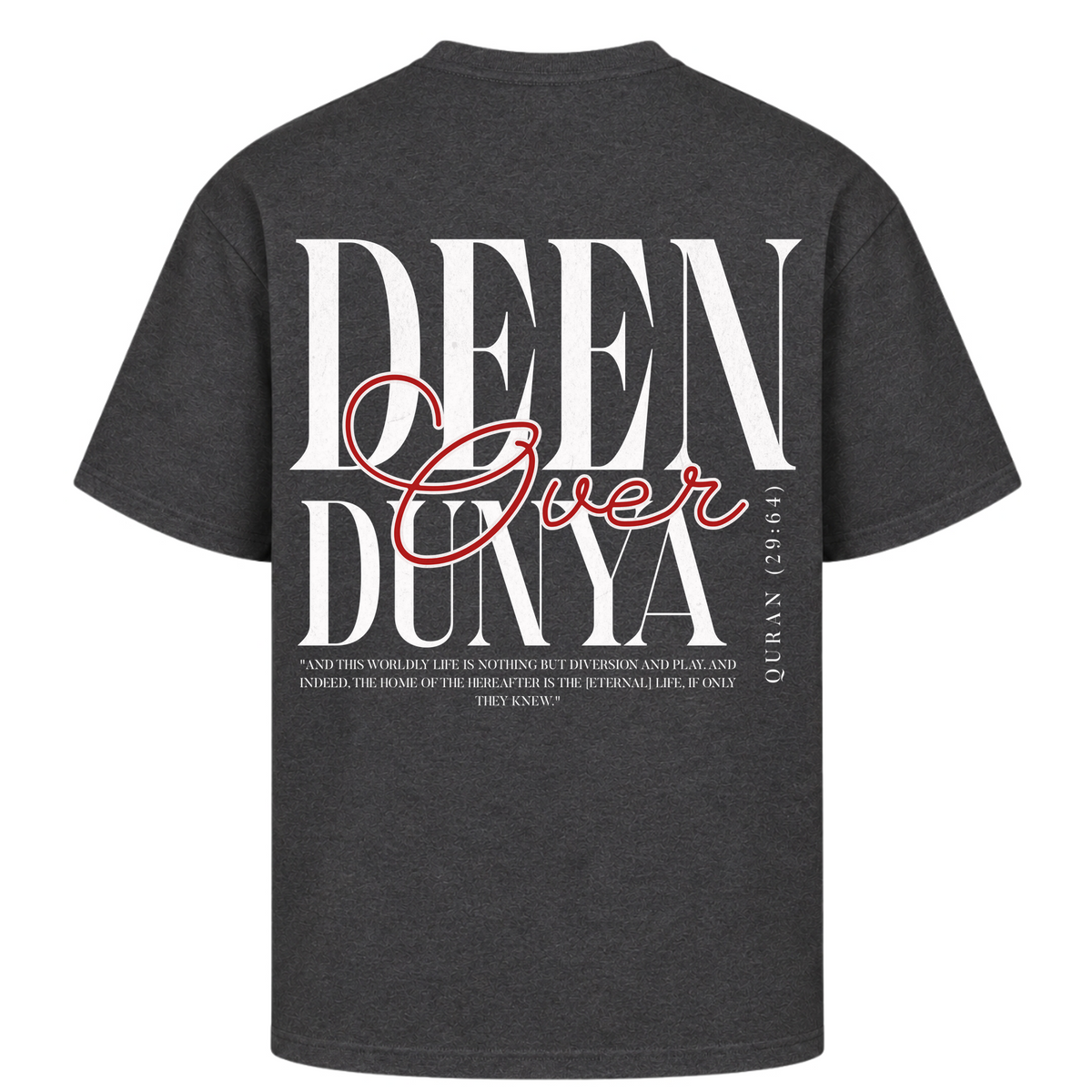 29:64 II Oversized Shirt - Charcoal (Heather)