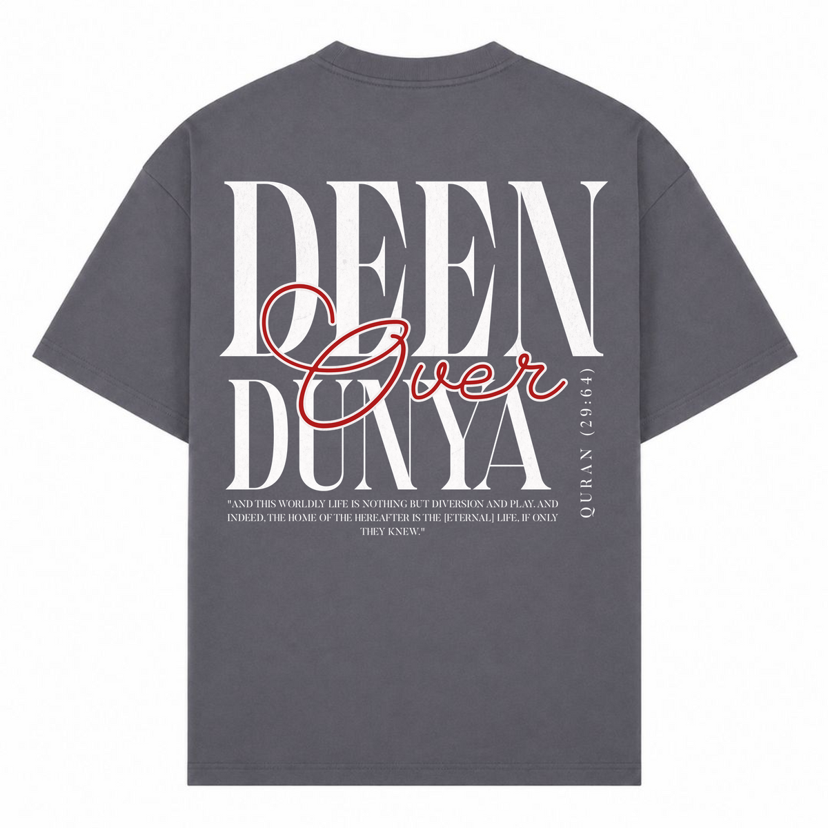 29:64 II Oversized Shirt - dark grey 