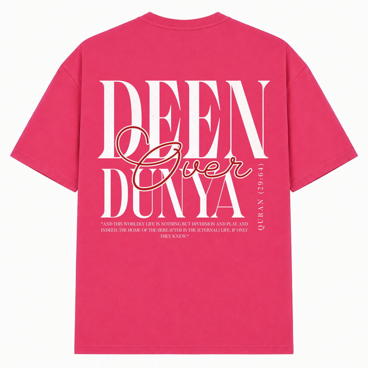 29:64 II Oversized Shirt - Hibiskus Pink