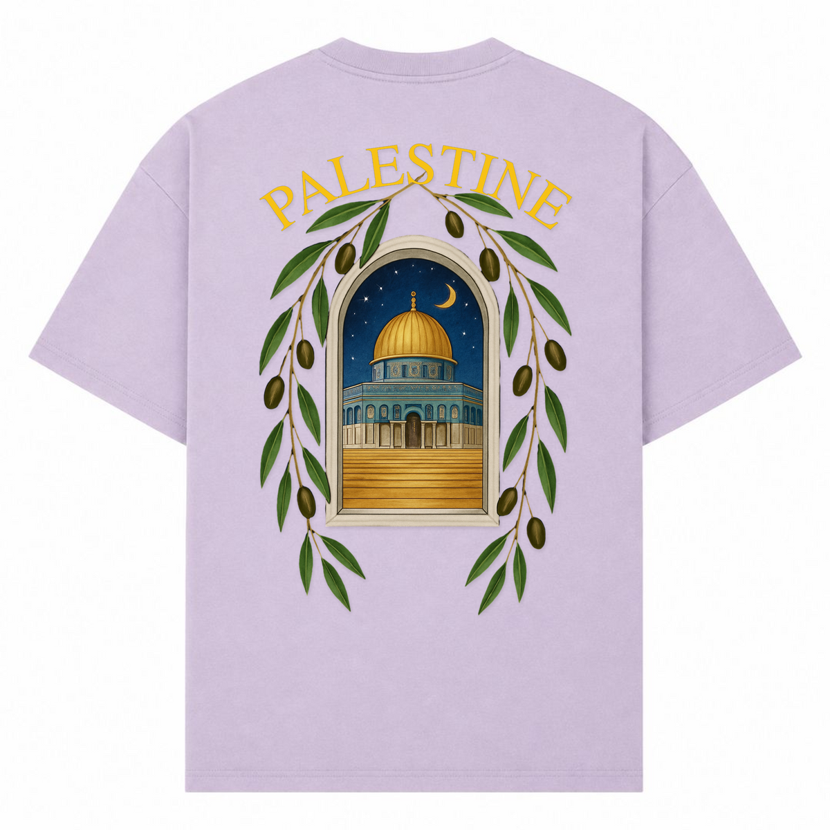 QUDS Oversized Shirt  - lilac