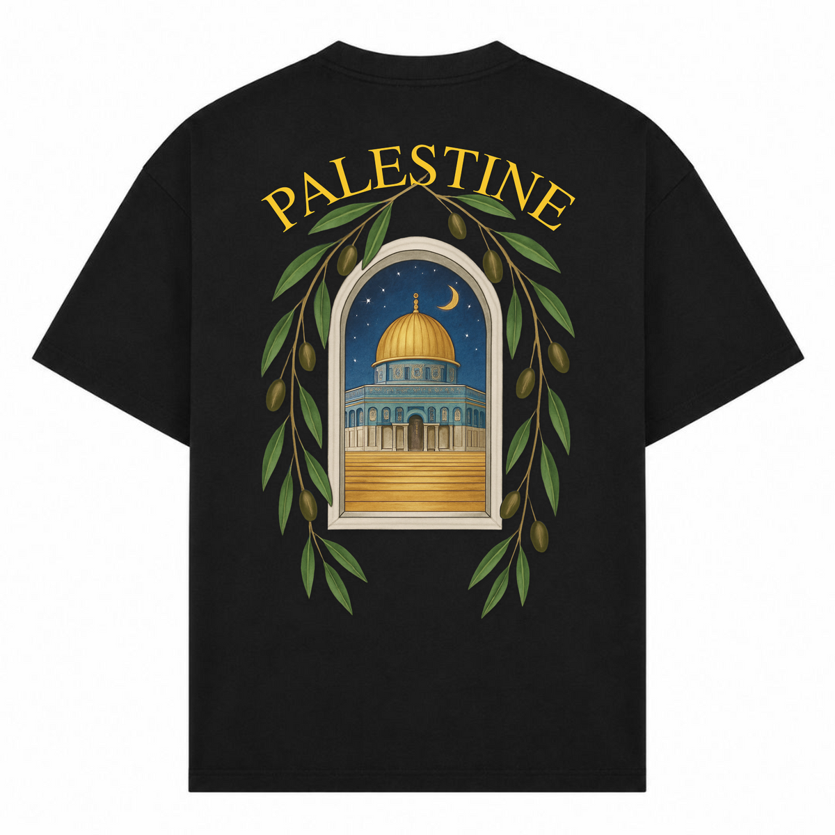 QUDS Oversized Shirt  - Schwarz