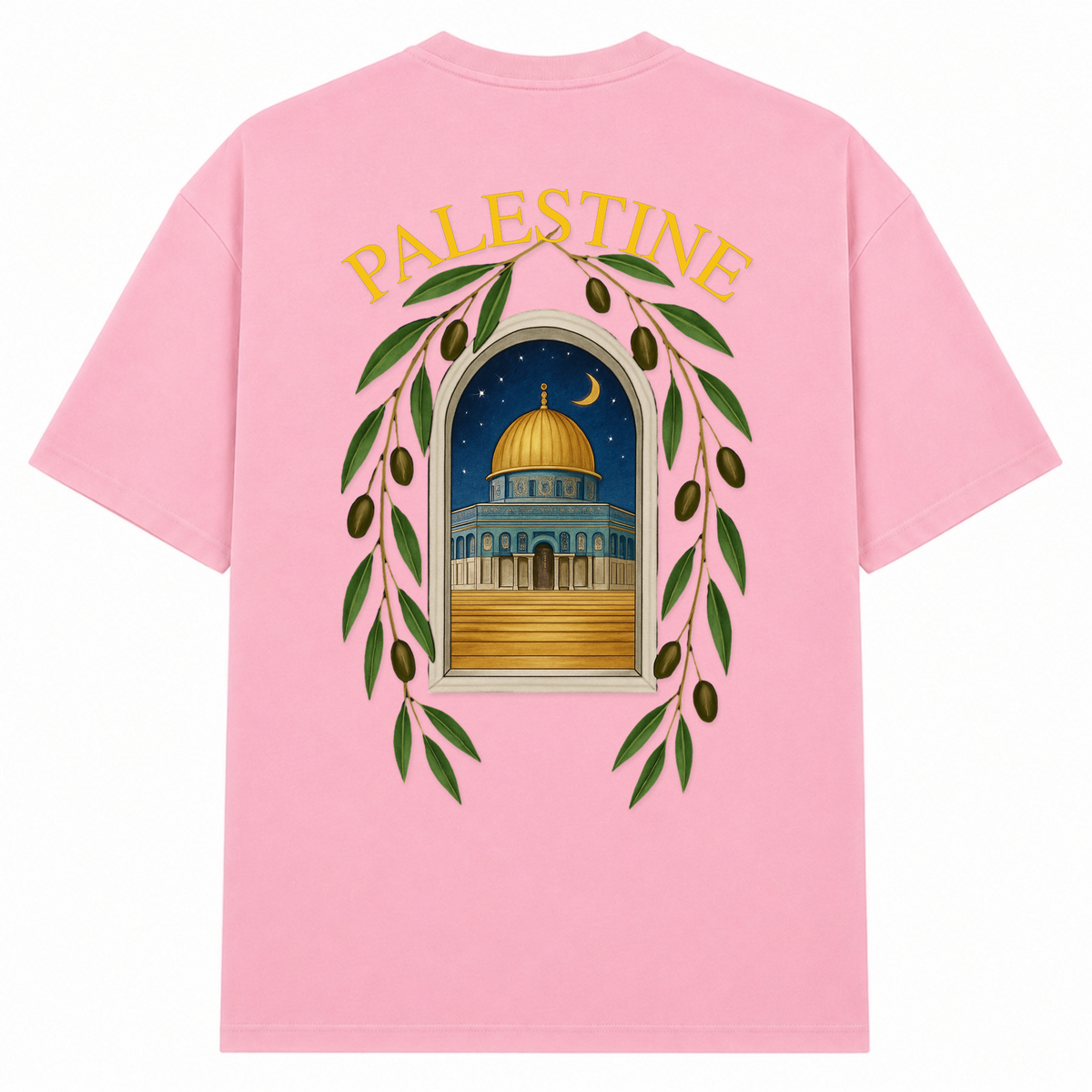 QUDS Oversized Shirt  - Soft Pink 