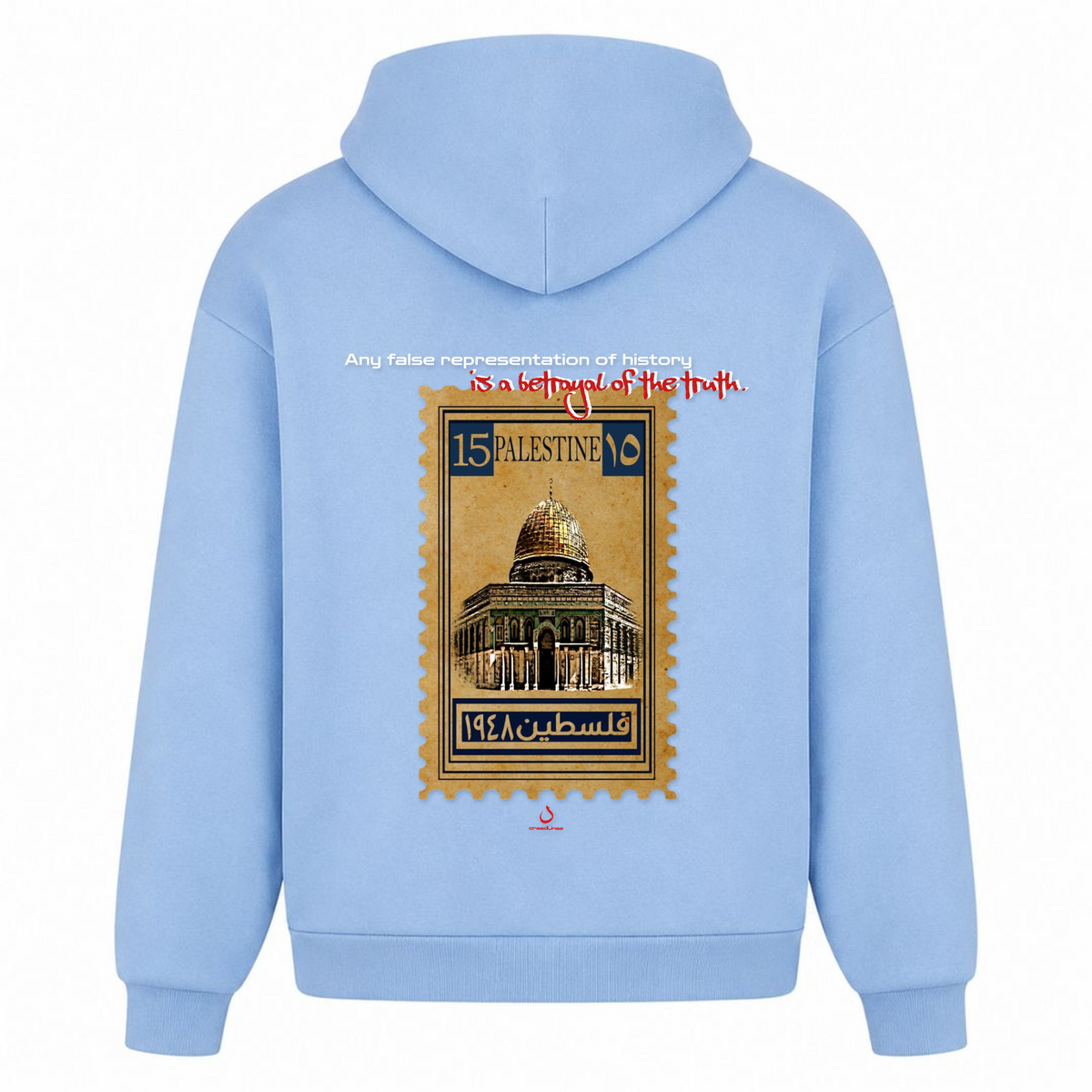 HISTORY Oversized  Hoodie - powder blue