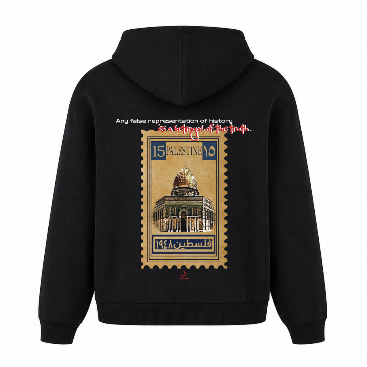HISTORY Oversized  Hoodie - Schwarz