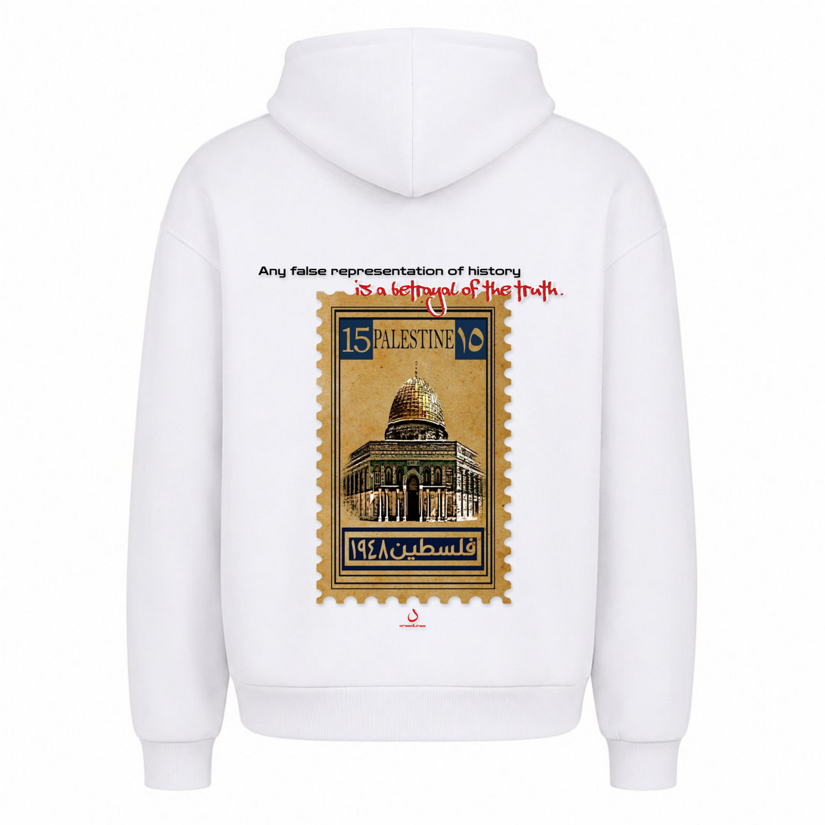 HISTORY Oversized  Hoodie - Weiß