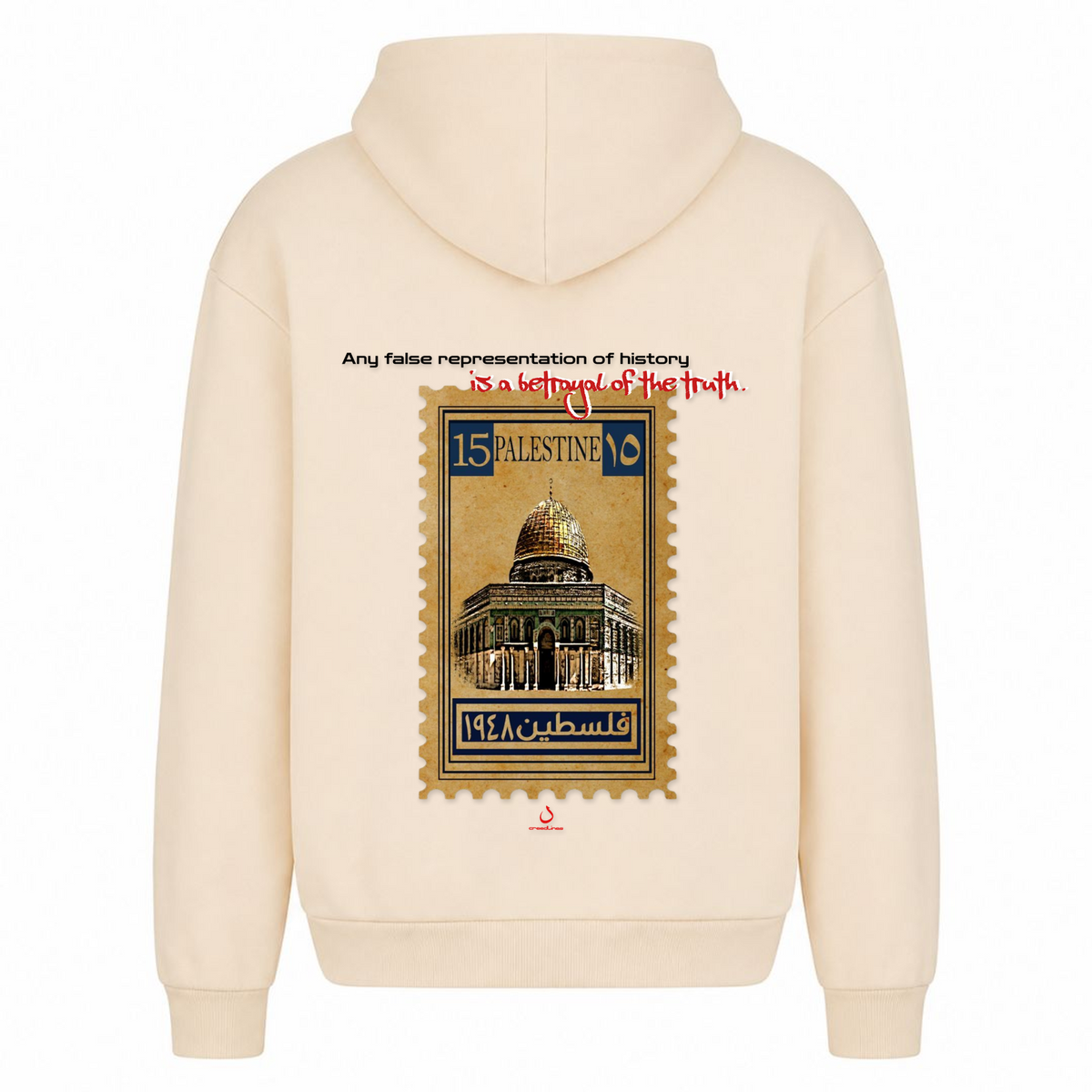 HISTORY Oversized  Hoodie - White Sand