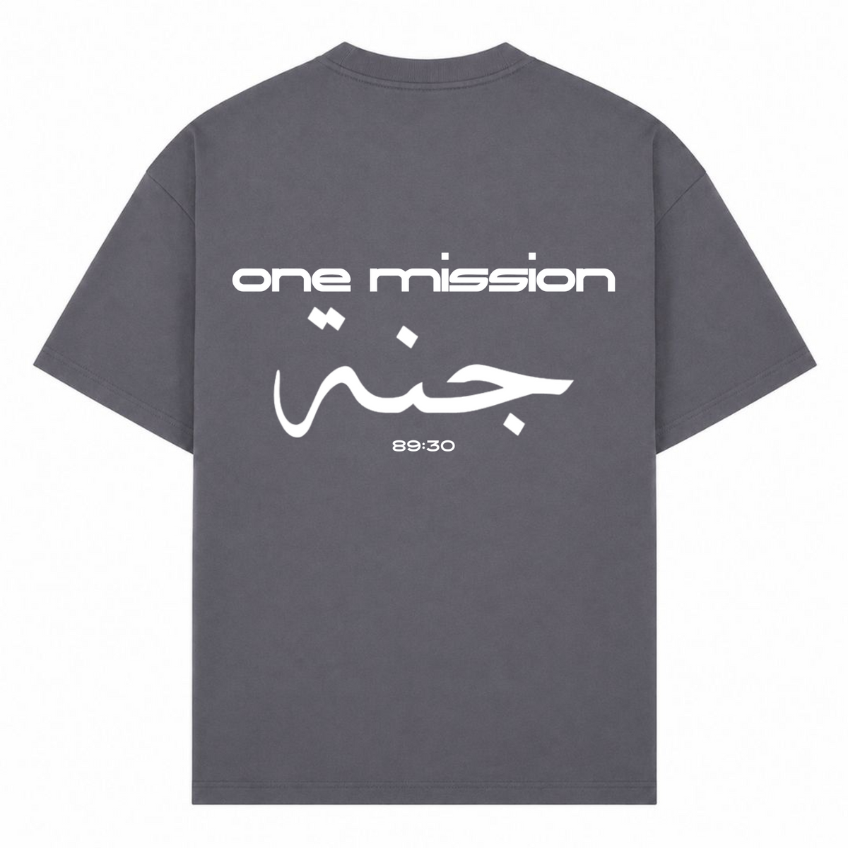 1MISSION Oversized Shirt - dark grey 