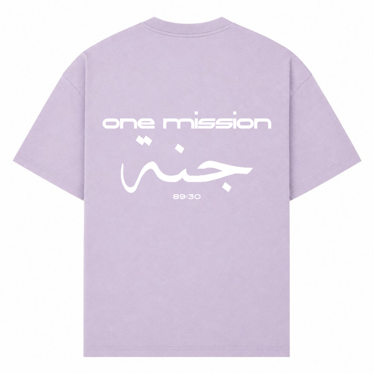 1MISSION Oversized Shirt - lilac