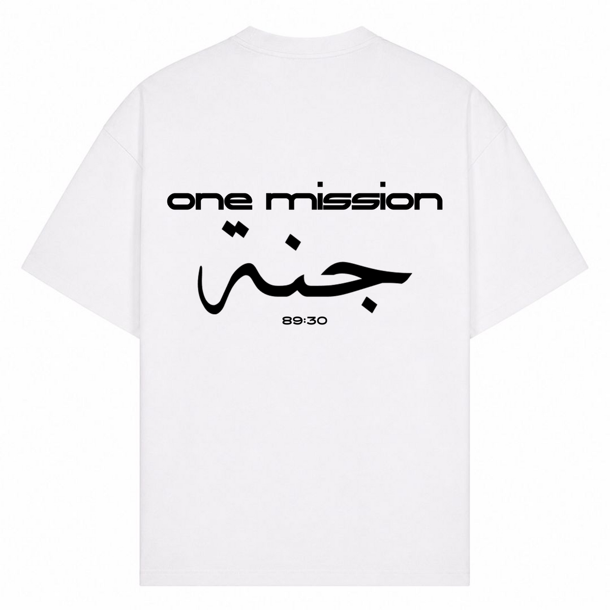 1MISSION Oversized Shirt - Weiß