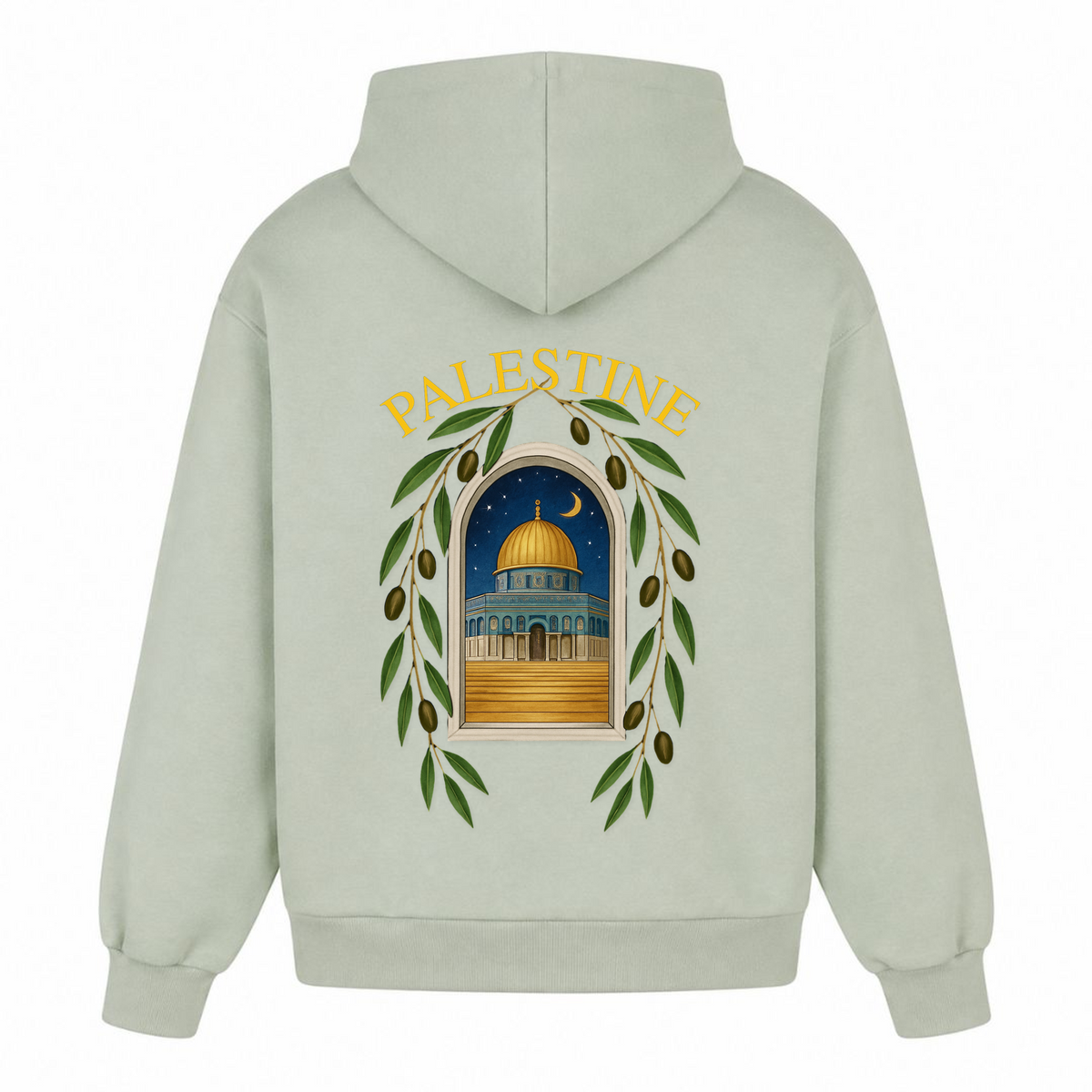 QUDS Hoodie  - light asphalt