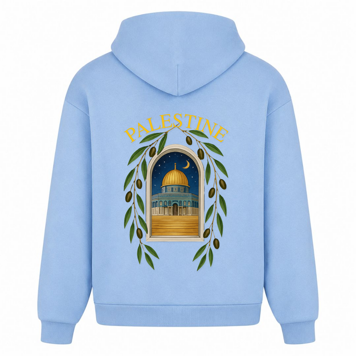 QUDS Hoodie  - powder blue