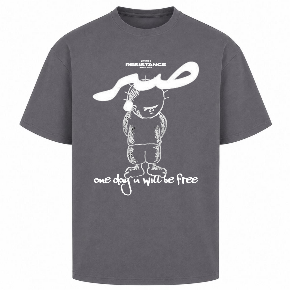 1DAY Oversized Shirt  - dark grey 