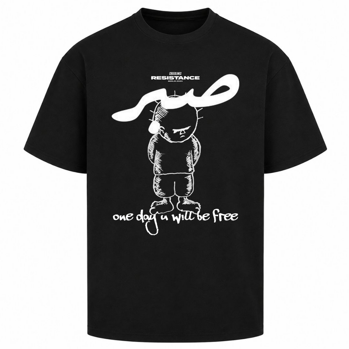 1DAY Oversized Shirt  - Schwarz