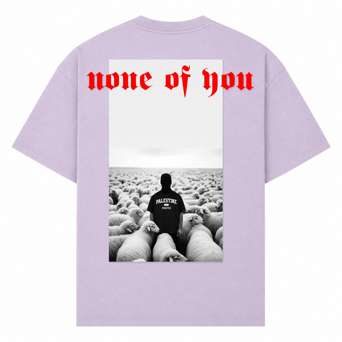 NONE OF YOU Oversized Shirt - lilac