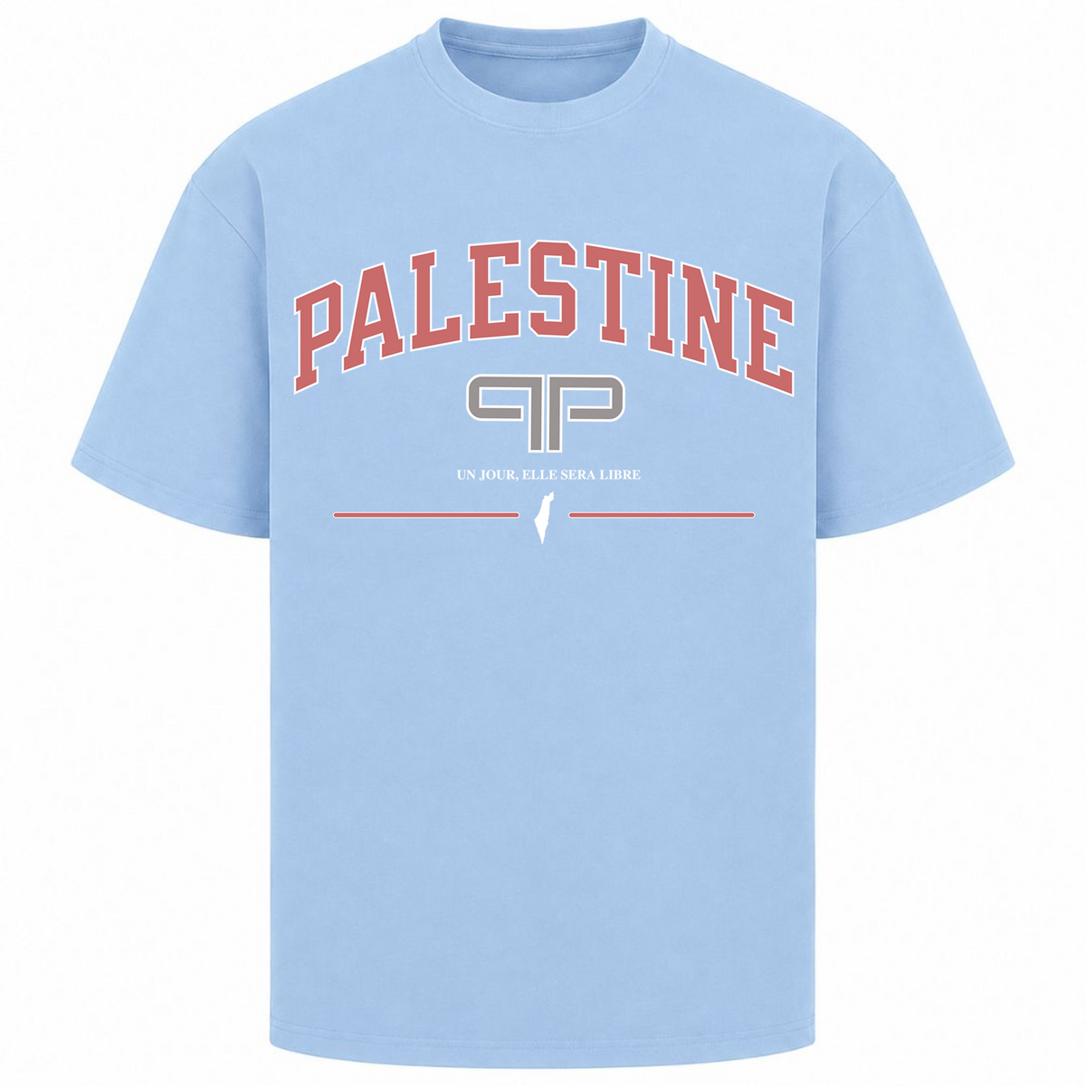 LIBRE Oversized Shirt - powder blue