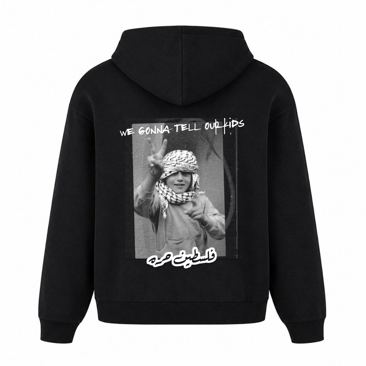 KIDS Oversized Hoodie - Schwarz