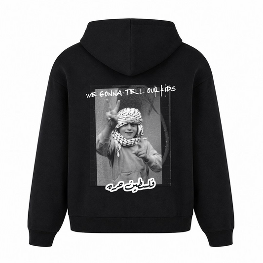 KIDS Oversized Hoodie - Schwarz