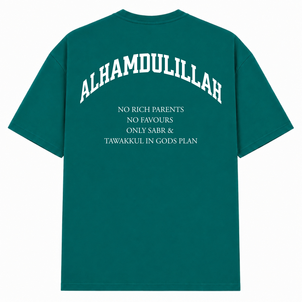 NO RICH PARENTS Oversized Shirt  - Green