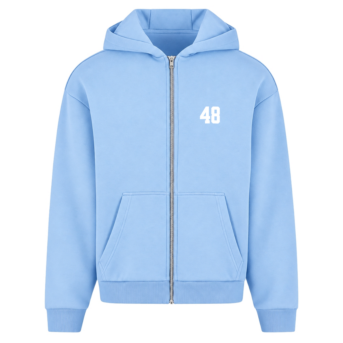 athl. zip trackie - Powder Blue