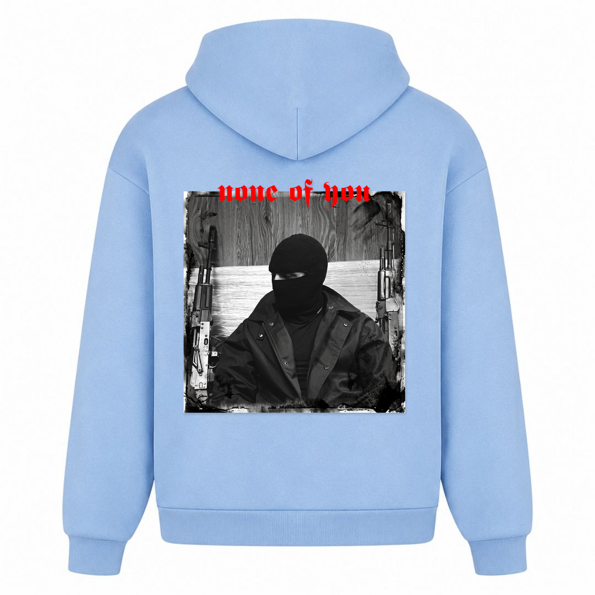 NOY Oversized Hoodie - powder blue