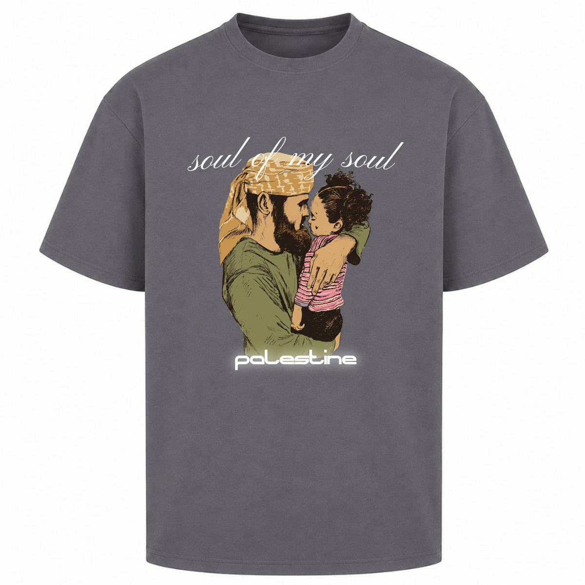 SOUL Oversized Shirt - dark grey 