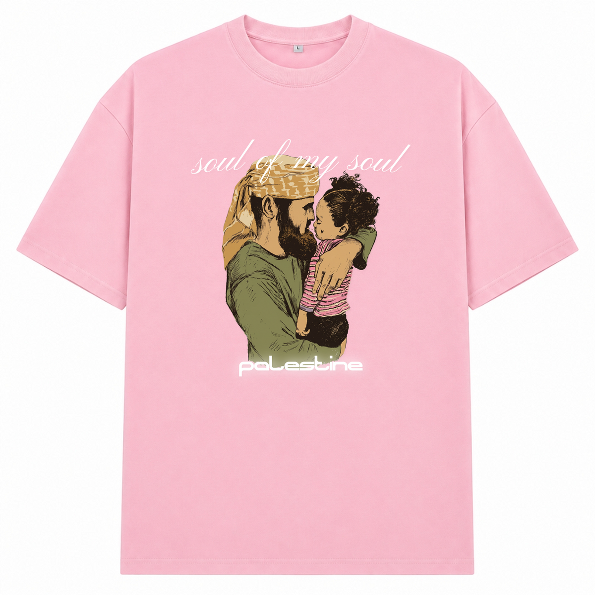 SOUL Oversized Shirt - Soft Pink 