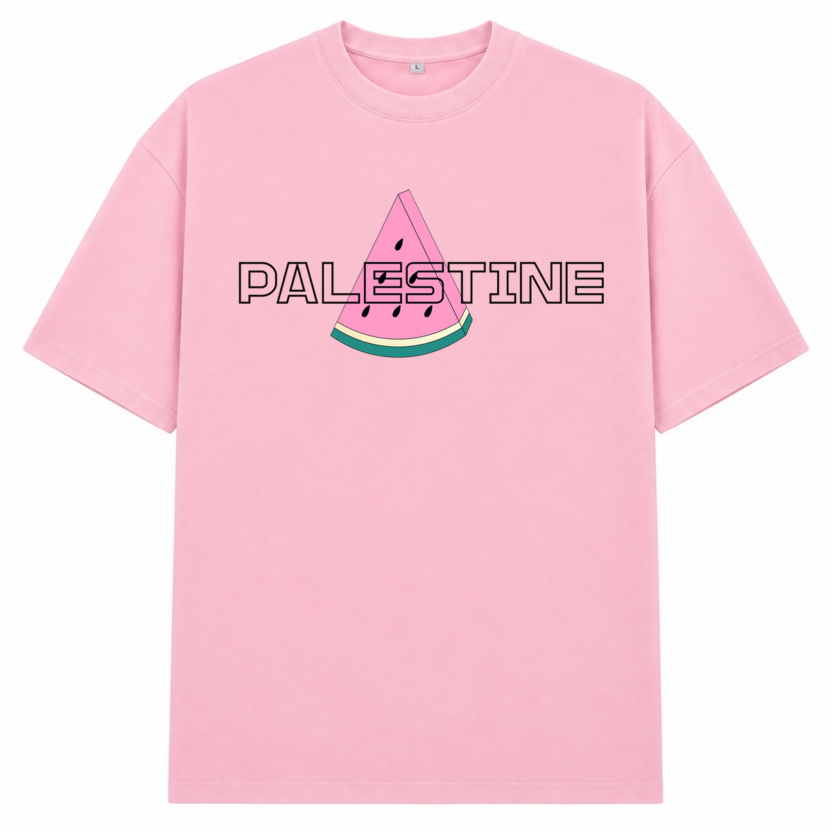 MELONE Oversized Shirt - Soft Pink 